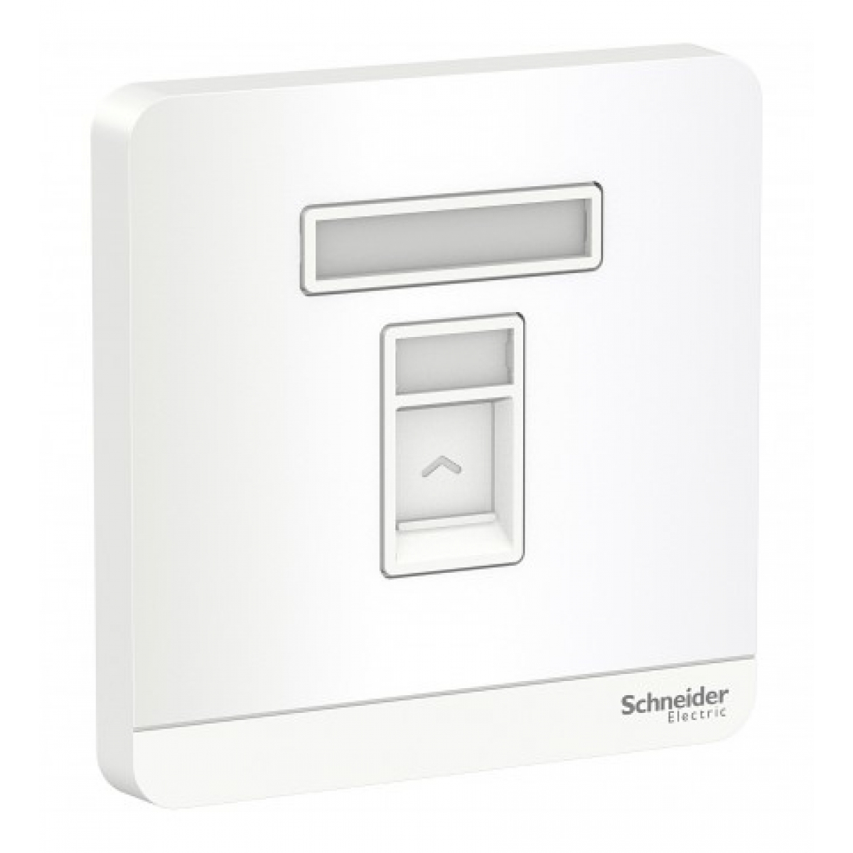 Schneider Electric AvatarOn 單位RJ45八線6e類數據插座 (搪瓷白)